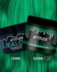 XL 250 ml size Attitude Hair Dye - Tinta per capelli Jealous, vegana, cruelty-free