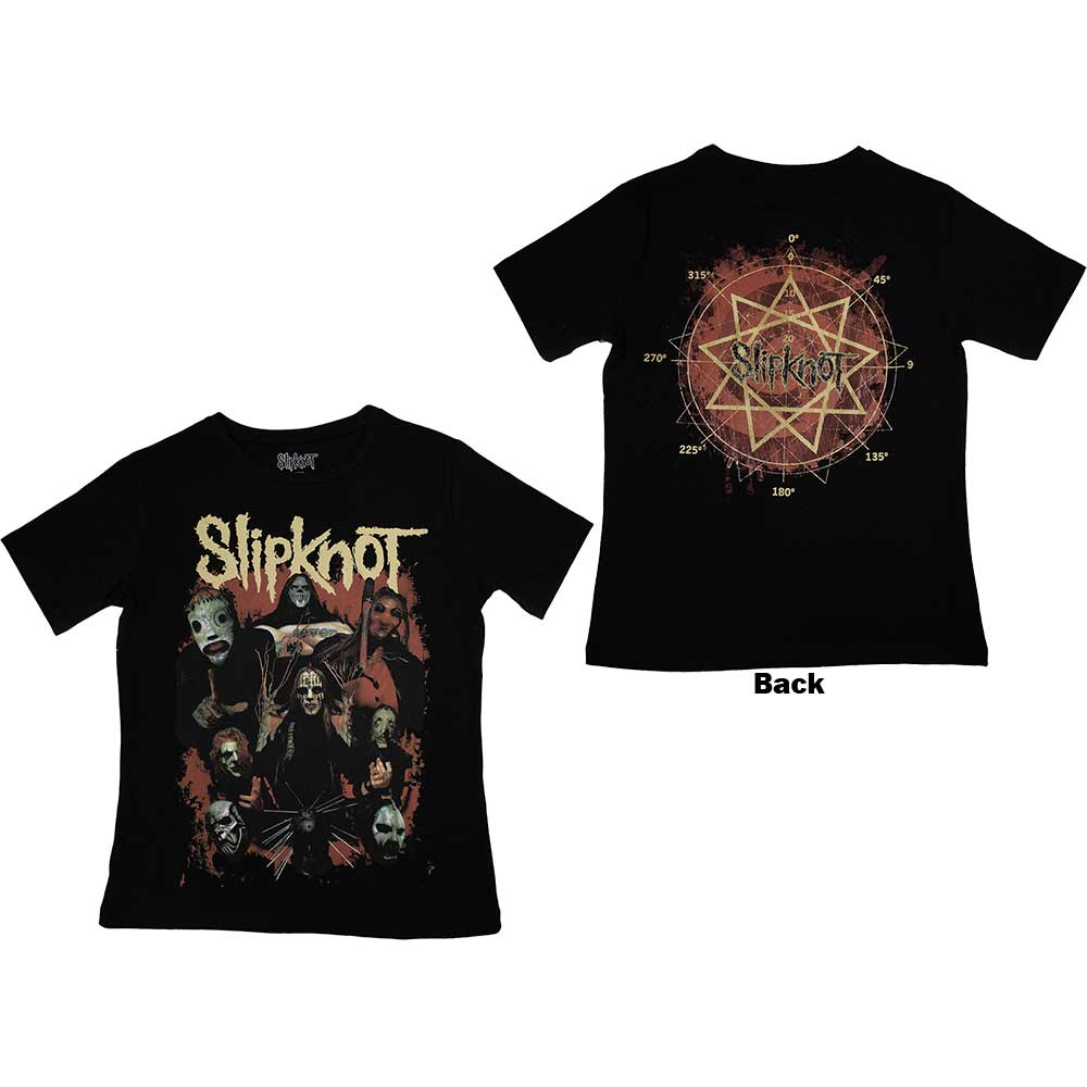 Rock Off T-shirt - Slipknot Ladies- Mezzotint Decay (Back Print)