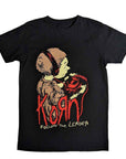Rock Off T-shirt - Korn: Follow the Leader (Black)(Back Print)