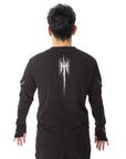 Heartless - Maglione Akumu Top (Black/Grey)