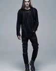 Maglia uomo batcave con strappi