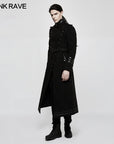 Punk RAVE - Cappotto Militare lungo nero