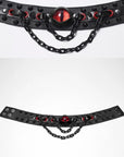 Punk Rave - Choker con occhio demoniaco