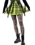 Chemical Black - Gonna Diaz Verde Mini skirt