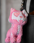 vampirefreaks - Portachiavi di peluche "Smitten Kitten" Rosa