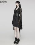 Punk rave Kimono con teschi