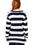 Heartless - Maglione Oriana Jumper (Black/White)
