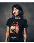 Rock Off Crop Top - Korn : Shadow Playground (Black)