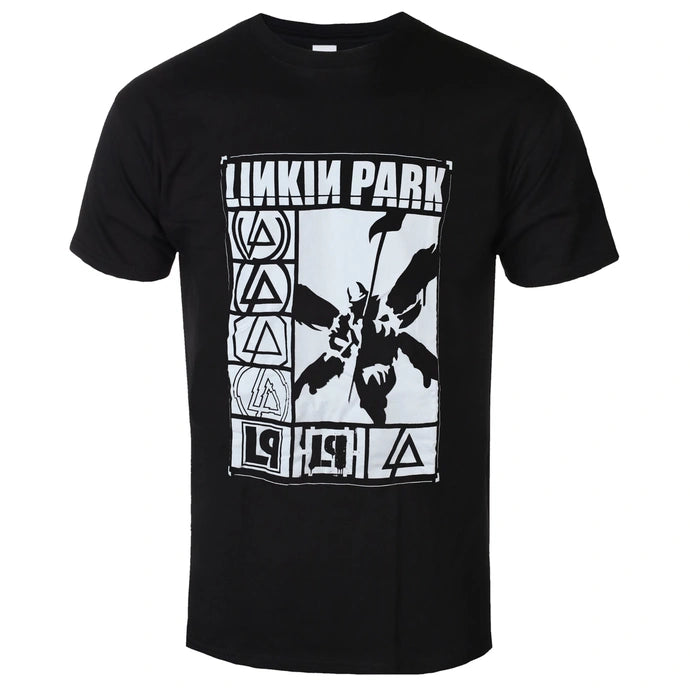 Rock Off T-shirt - Linkin Park Logos Rectangle