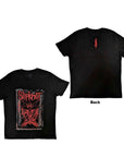 Rock Off T-shirt Slipknot : Dead Effect (Black) (Back Print)