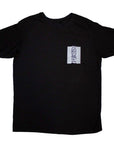 Rock Off T-shirt - Joy Division - Pulsar Pocket Wave (Black) (Back Print)