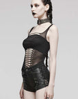 Punk rave - Maia Slashed Tank Top