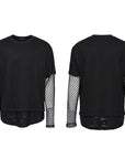 Maglia con maniche rete