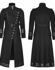 Punk RAVE - Cappotto Militare lungo nero
