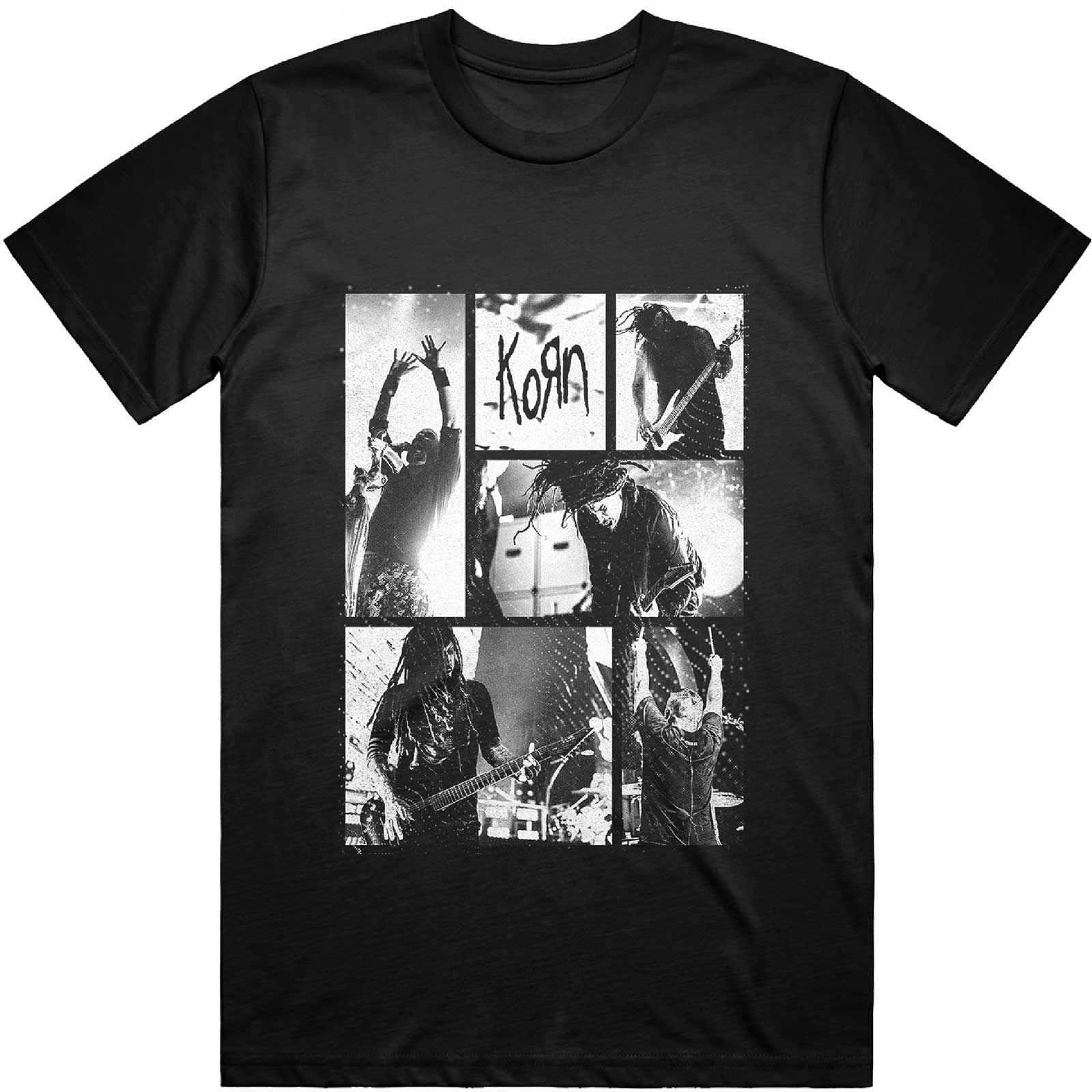 Rock Off T-shirt - Korn: Blocks