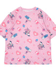T-shirt rosa ACDC RUG Menhera Chan