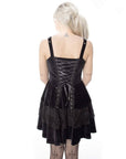 Poizen Industries - Nerissa Short Gothic Dress Black