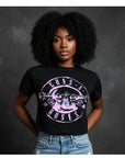 Rock Off Crop Top - Guns N' Roses : Pink Bullet (Black)