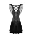 Velvet Winged Dress