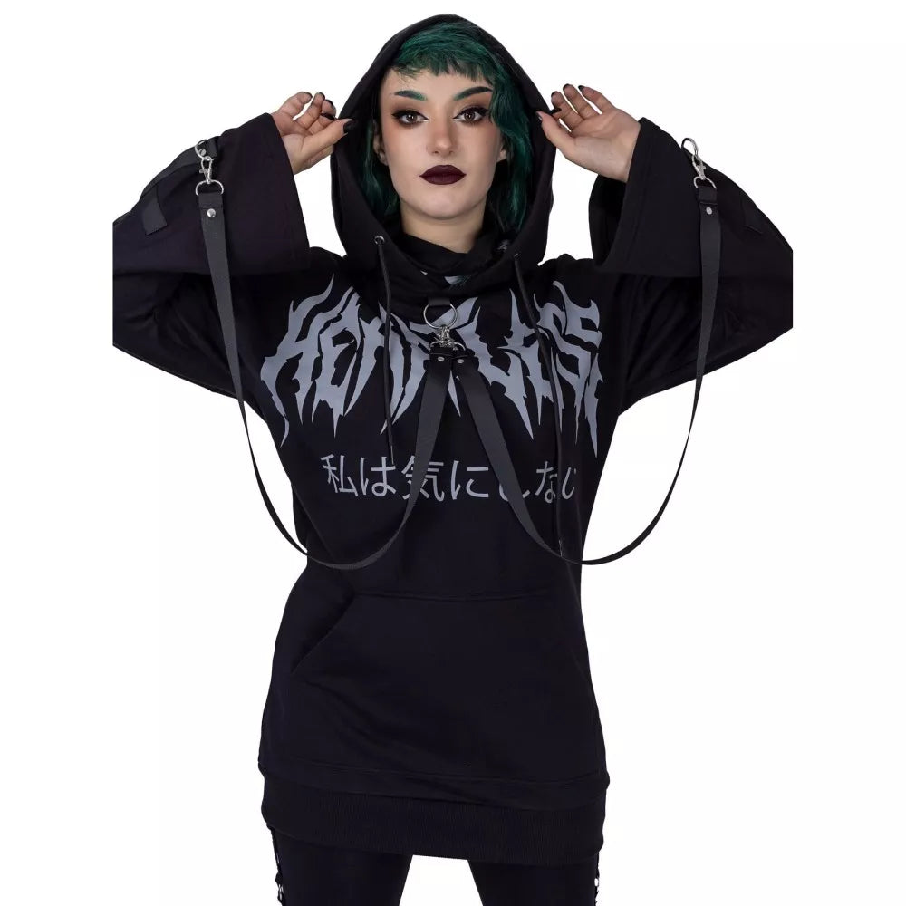 Hoodie heartless con scritte