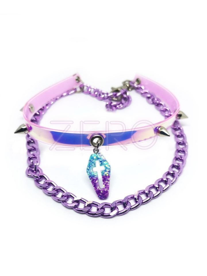 Custom Choker Pastel Coffin