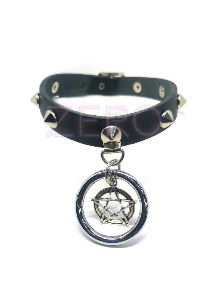 Custom Choker Star Circle