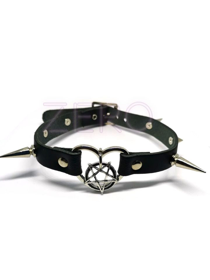 Custom Choker Star & Spikes