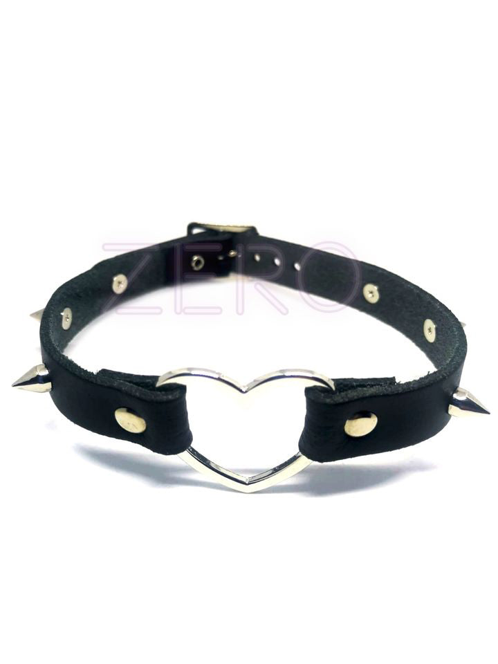 Custom Choker Heart & Spikes