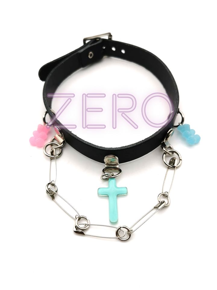 Custom Choker Pastel Cross