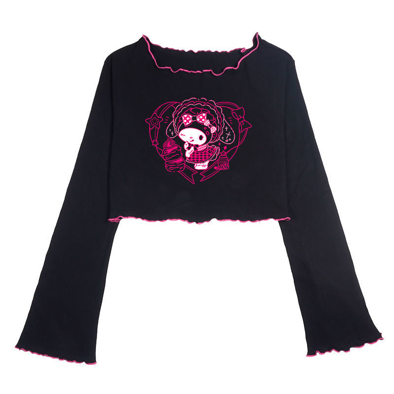 T-shirt manica lunga Black & Pink My Melody