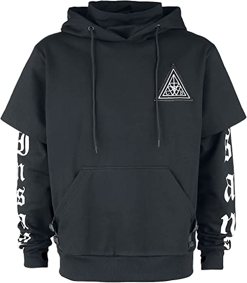 Felpa maniche 2 layer con stampe