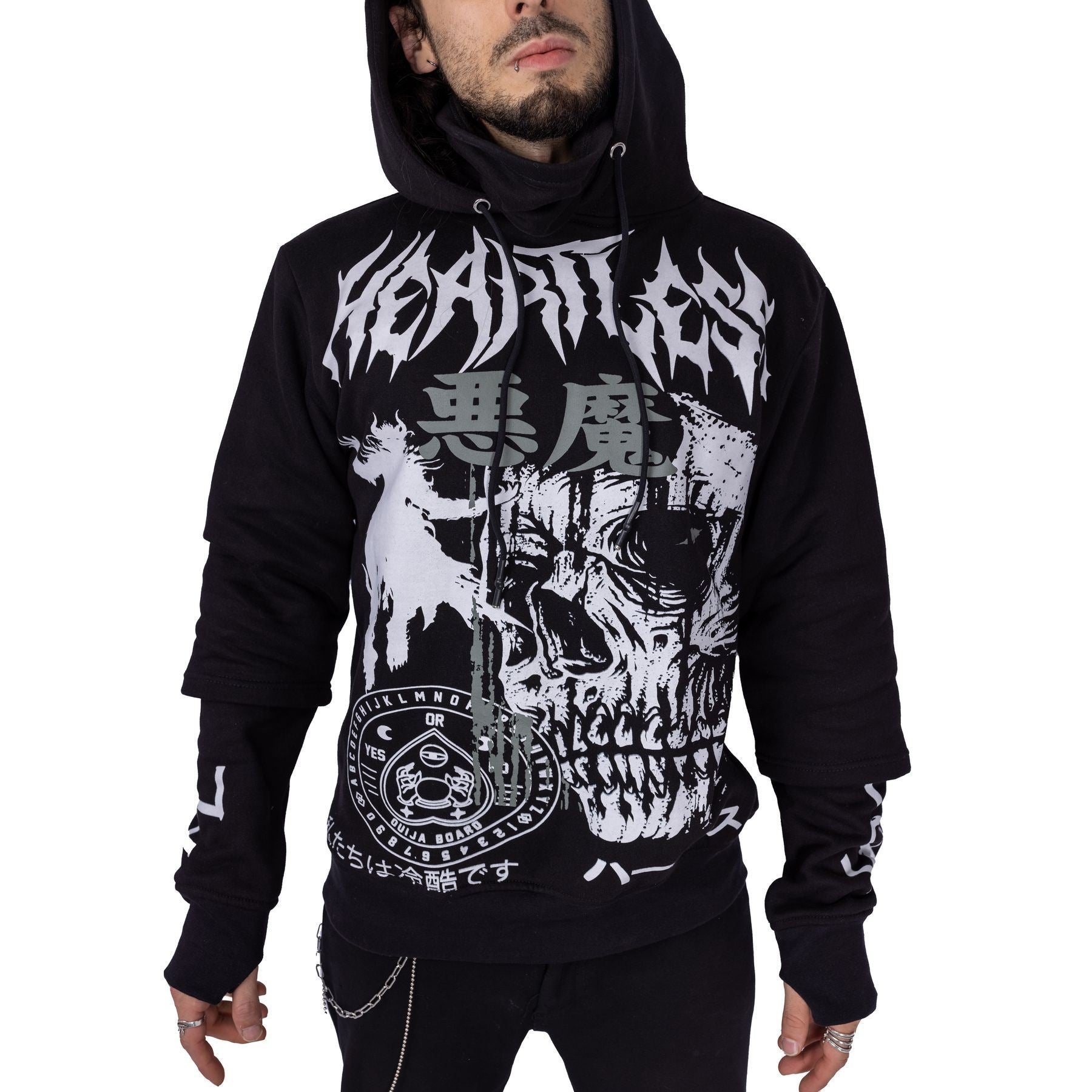 Felpa unisex con stampe Reaper