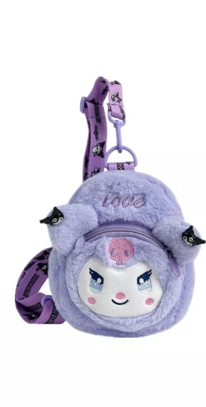 SANRIO BORSETTA TRACOLLA KUROMI SOFTY LILAC