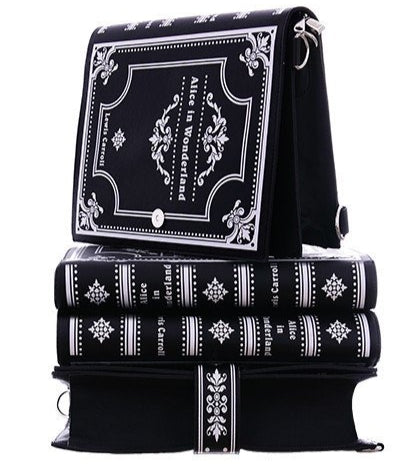 Borsa libro Alice in Wonderland