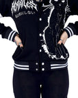 Giacca Varsity gatto e luna