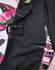 Pantaloni cargo cybergoth nero