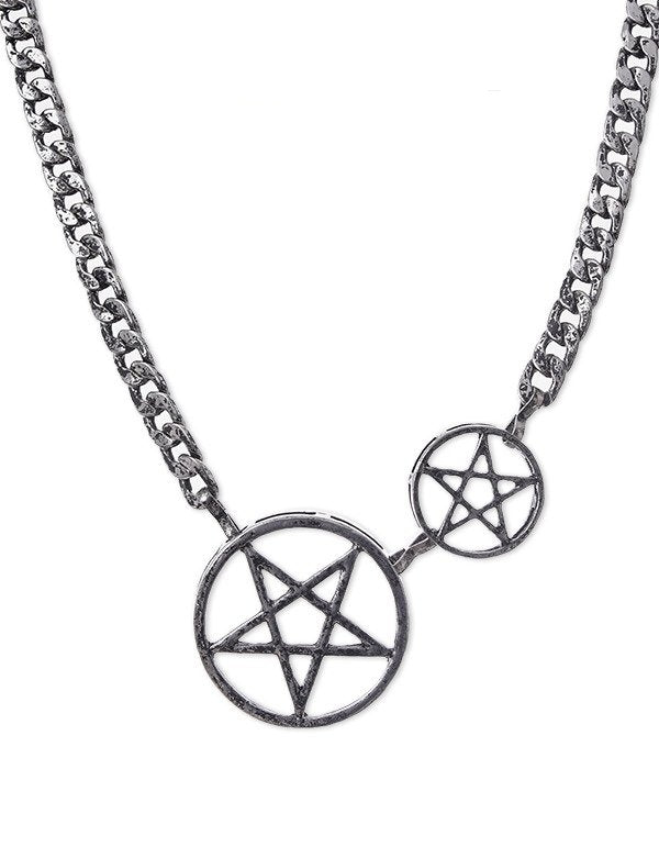 Collana Double Pentagramm