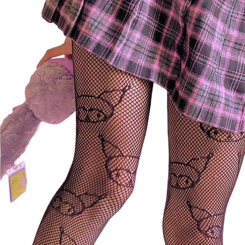 Calze a rete Kuromi