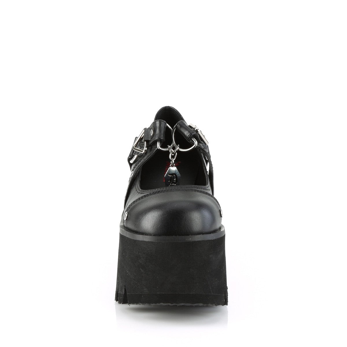 DEMONIACULT ASHES-37 Black Vegan Leather