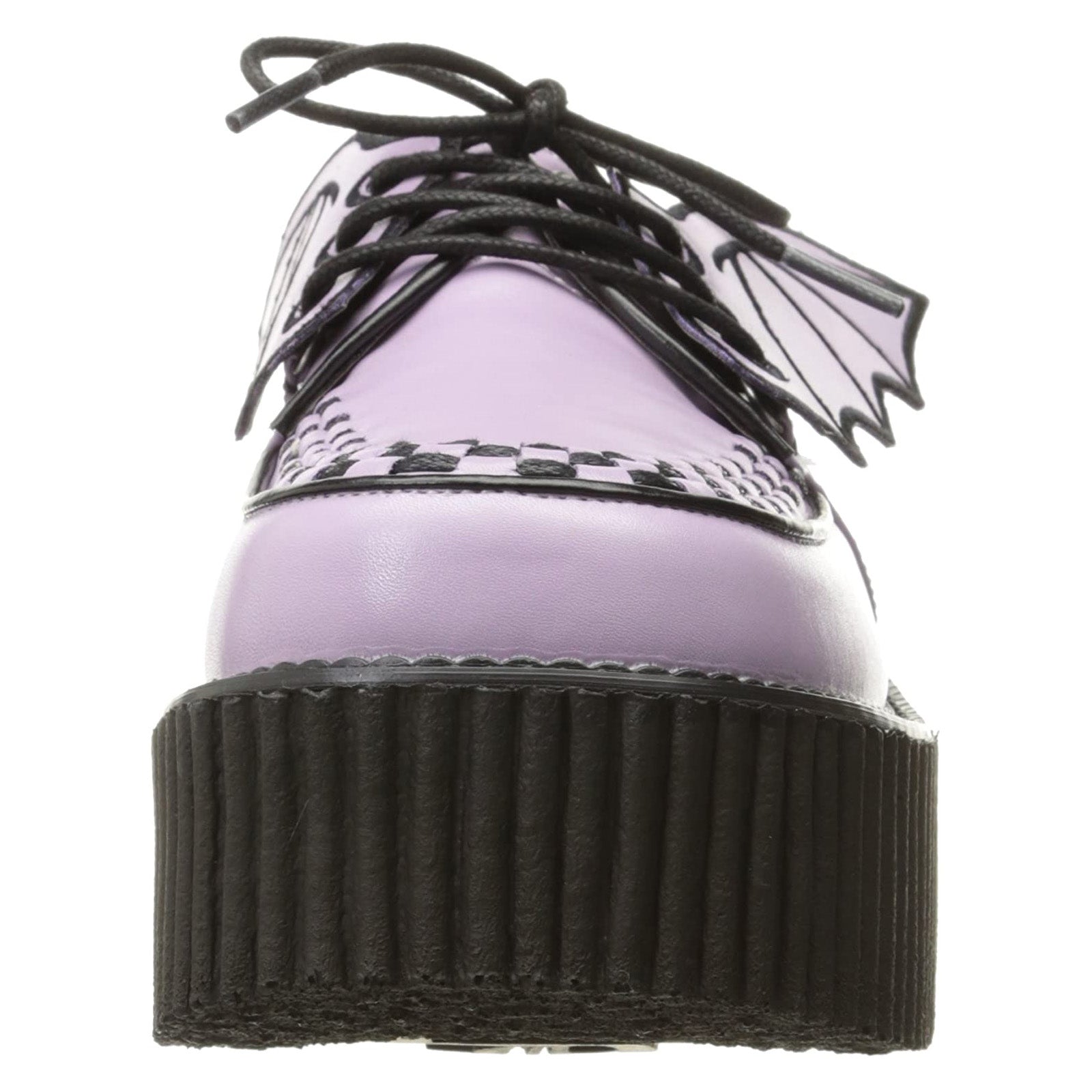 DEMONIACULT CREEPER-205 Lavander Vegan Leather