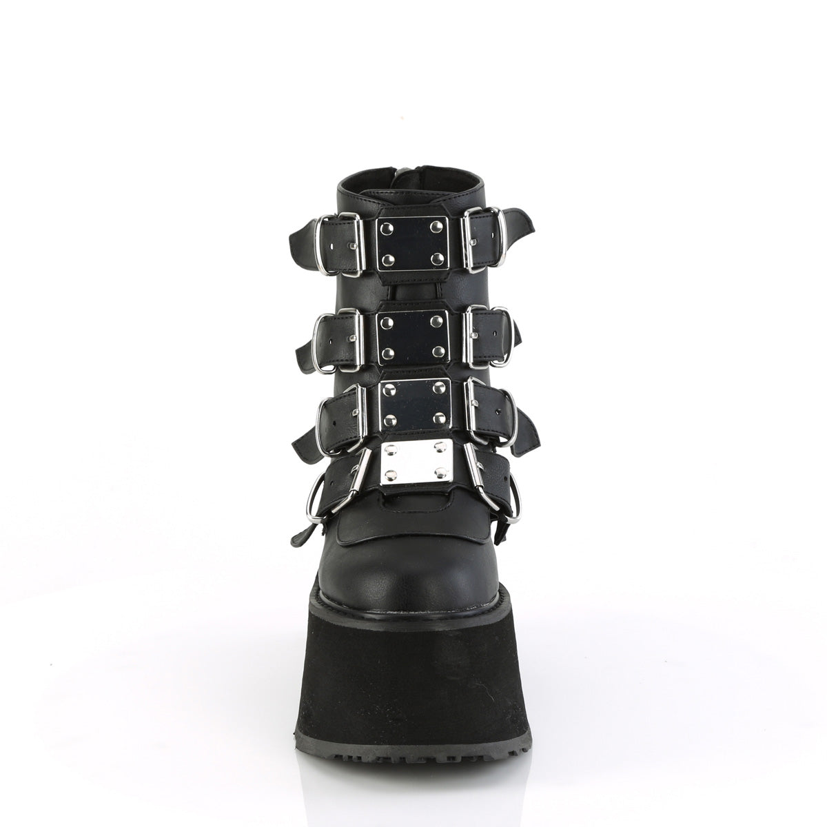 DEMONIACULT DAMNED-105 Black Vegan Leather