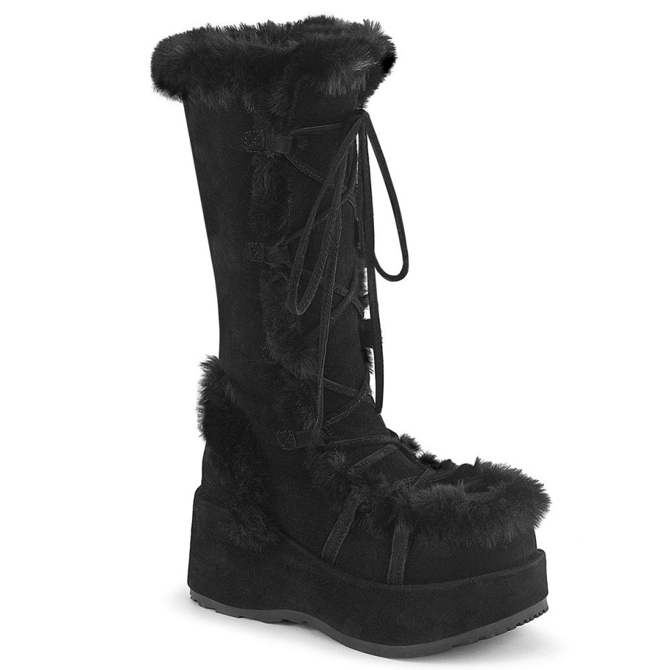 DEMONIACULT CUB-311 Black Vegan Leather