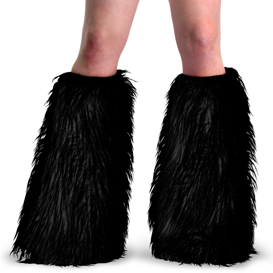 Scaldamuscoli Yeti Black Faux Fur