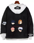 Giacca Denim Nera Jujutsu Kaisen Modello 2