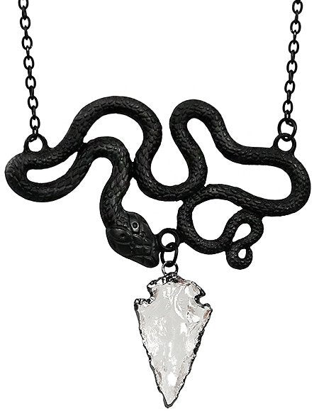 Collana intreccio di quarzo nero