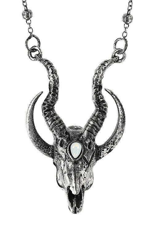 Collana Crescent Skull