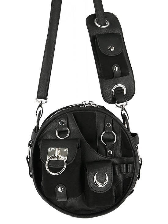RESTYLE BORSA TONDA CON DETTAGLI IN METALLO