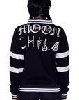 Giacca Varsity gatto e luna
