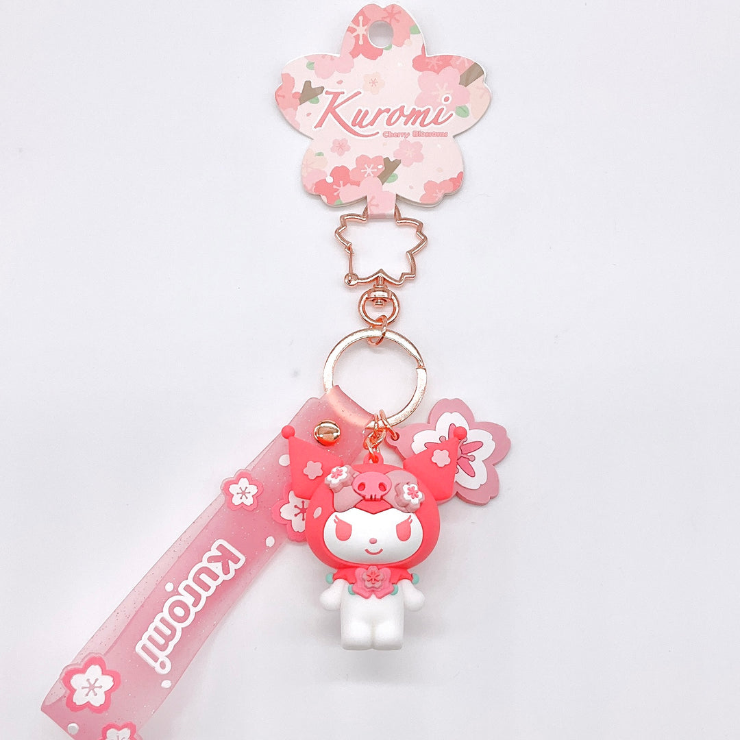 Portachiavi 3d Kuromi Cherry