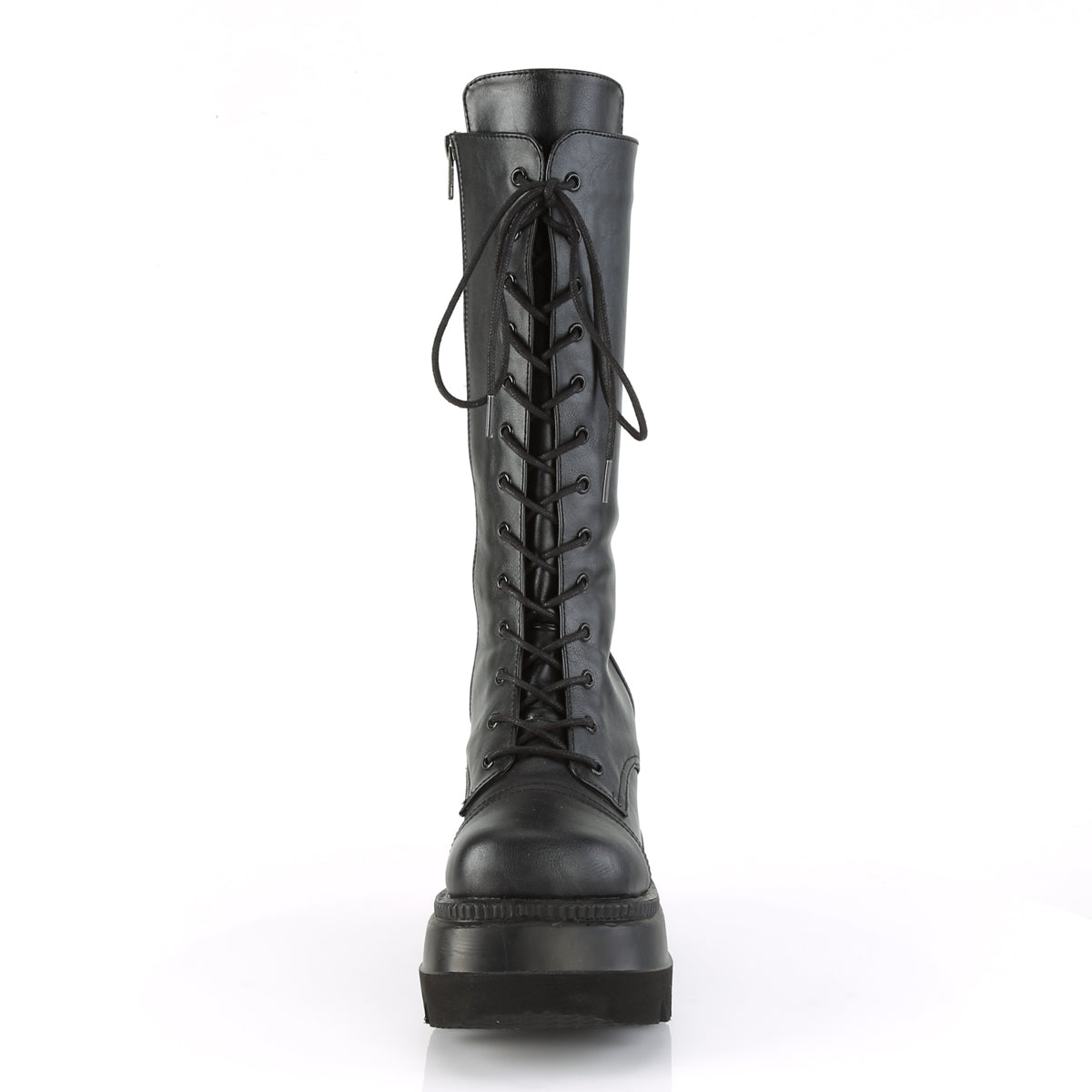DEMONIACULT SHAKER-72 Black Vegan Leather